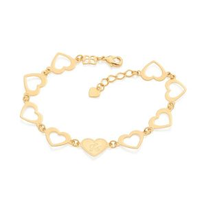 Pulseira Coração Fé