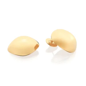 Brinco botão quadrado de prata 925 - Tam. único, (código 527372)