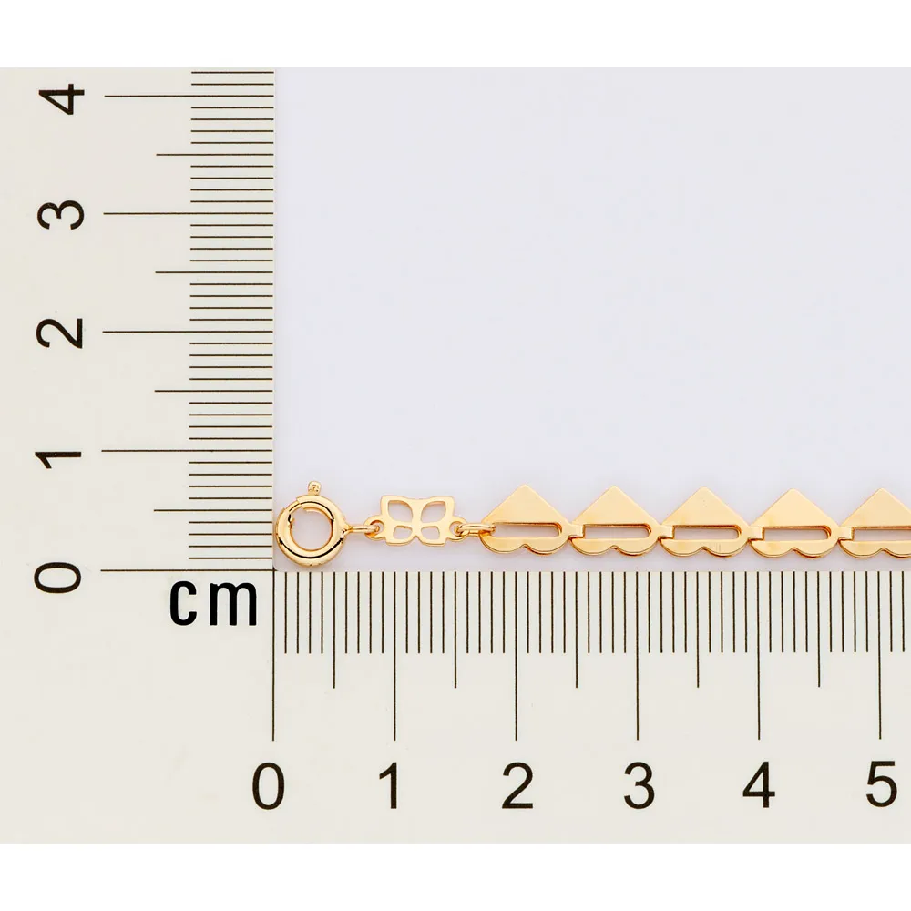 Pulseira Coração Banhada a Ouro 18K -552174 - Image 2